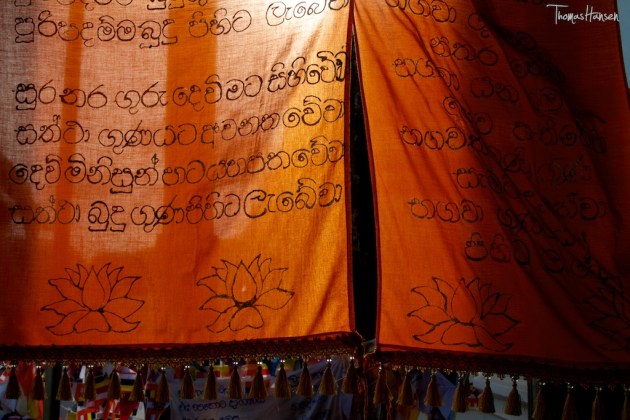 Hangings at a Temple in Sri Lanka