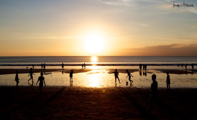 Sunset at Kuta Beach - Bali