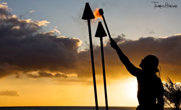 Sunset at the Sheraton in Waikiki