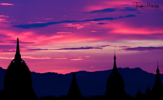 Sunset in Bagan - Myanmar