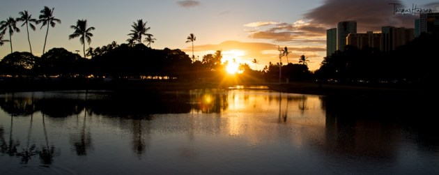 Sunset in Honolulu - Hawaii