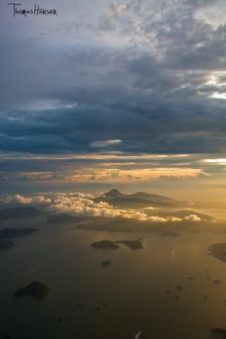 Sunset Off Of Hong Kong Island