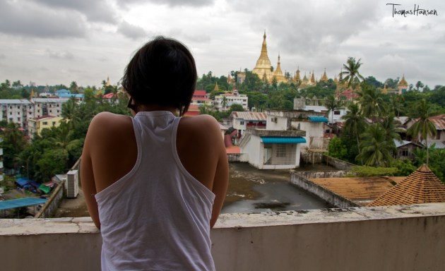 View of Shwedagon Pagon - Yangon - Myanmar
