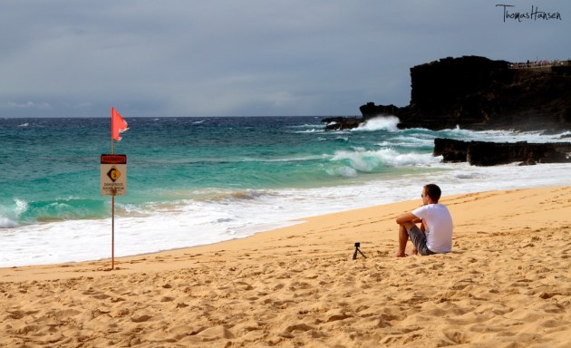 Wave Watching at Sandy Beach - Hawaii
