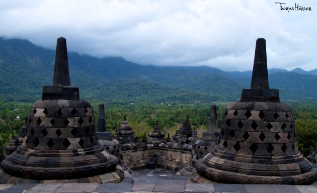 Borobudur at Sunrise - Java - Indonesia