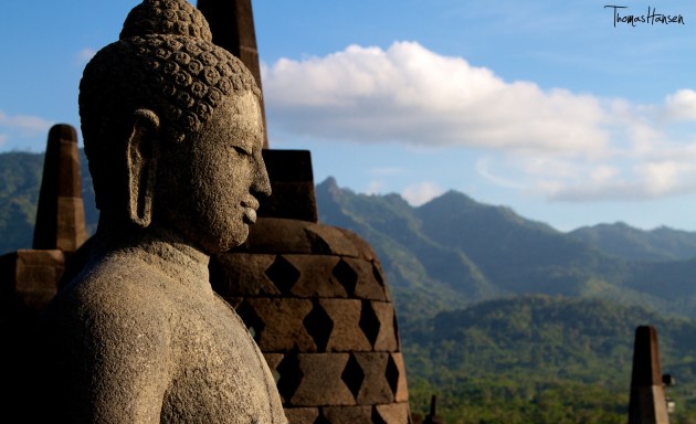 Buddha at Borobudur - Java - Indonesia 02