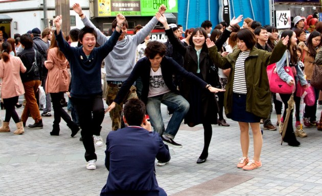 Running Man Pose - Osaka Japan