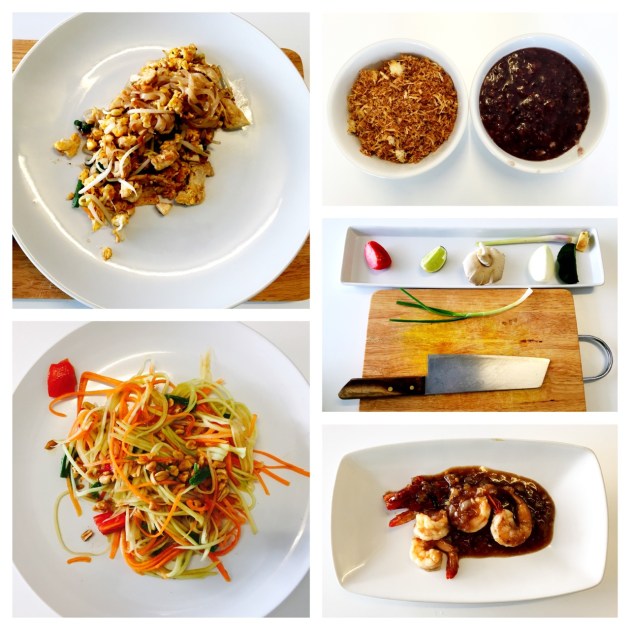 Thai Food Dishes - Basil Cookery - Chiang Mai - Thailand