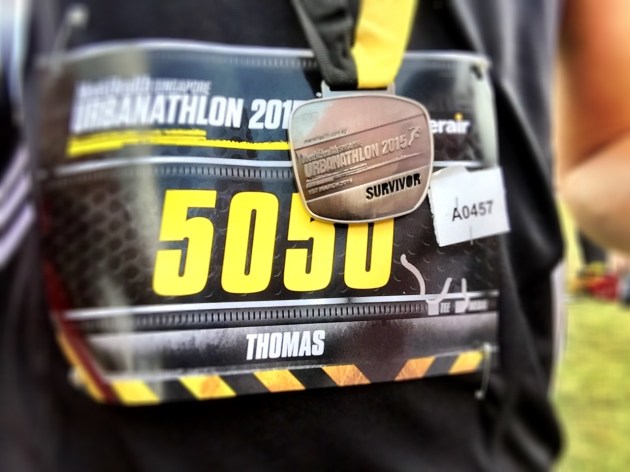 Men's Health Urbanathlon 2015 Finisher Medal - Singapore 01