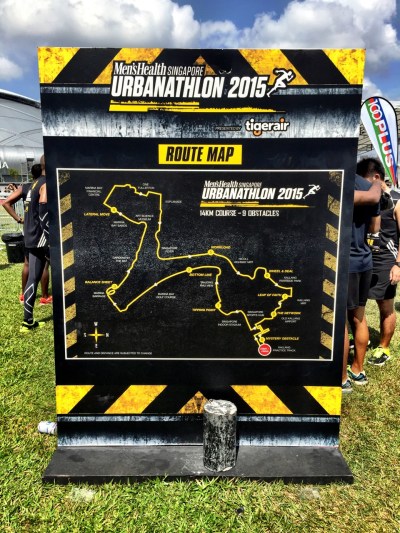 Men's Health Urbanathlon 2015 Race Route- Singapore